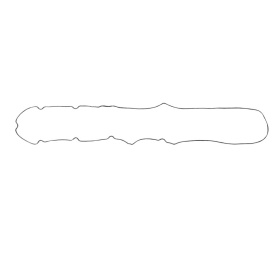 Uszczelka pokrywy zaworowej zaworów klawiatury ISUZU 6WG1 ORYGINAŁ - GENEUS